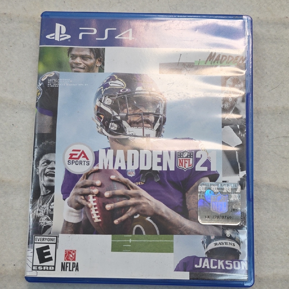 Madden NFL 21 for PS4 - Blue Case